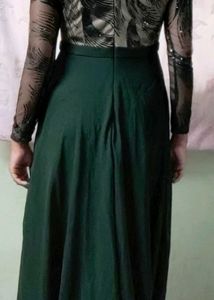 Elegant Green Maxi Dress