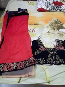 Elegant Embroidered Indian Saree