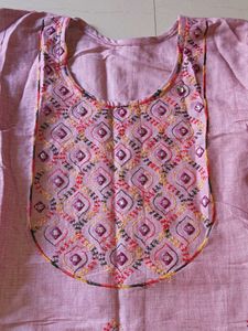 Elegant Embroidered Kurta