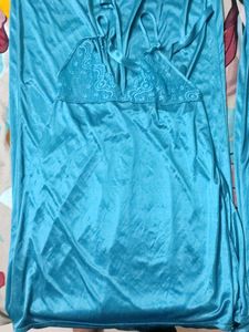 Blue Satin Nightsuit