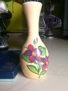 Floral Painted Vase