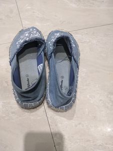 Almost New Denim Fabric Shoes