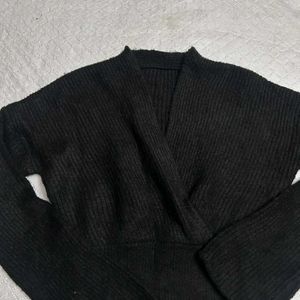 Black Sweater V-neck