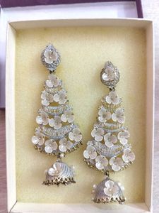 Vintage Floral Jhumka Earrings