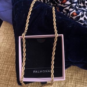 Palmonas Rope Chain 60cm 18kt Plating Anti Tarnish