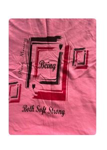 Women T-shirt Pink
