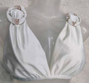 White Bikini Top 💚