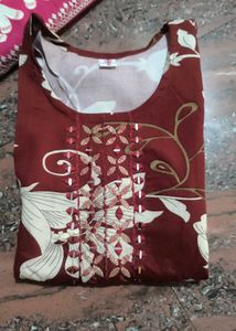 Teal Zoya Kurti with Embellishments