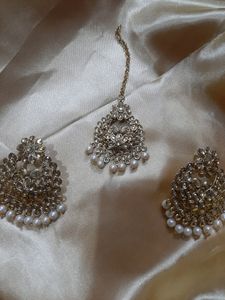 WOMAN FANCY MANGTIKA WITH EARRINGS