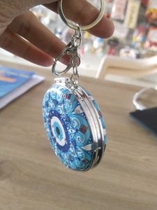 Evil Eye Charm Keychain mirror