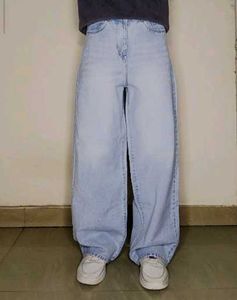 Wide Leg Denim Jeans