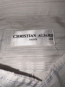 (Rare) Christian Aujard paris Striped White Shirt