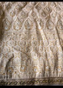 Embellished Woven Dress Material