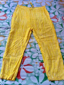 Yellow Cotton Kurta &amp; Pant