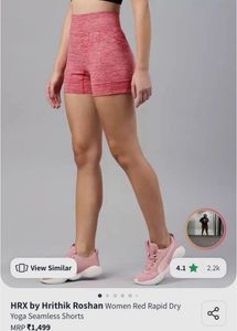 Red Shorts &amp; Grey Top sports set