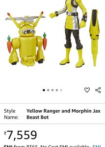 Yellow Power Ranger Action Figure