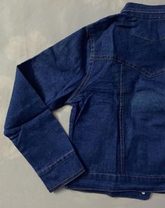 Washed Button Down Denim Jacket