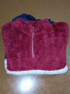 Fuzzy Quarter-Zip Pullover