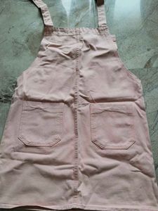 Cute Pink Overall Dress