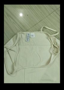 H&amp;M White Maxi Slip Dress