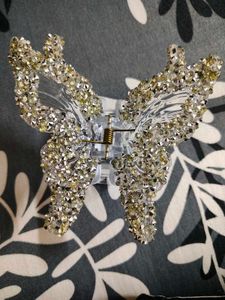 Sparkling Butterfly Hair Clip