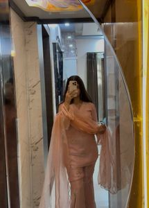 new suit pink sharara set