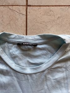 Blue Drawstring T-Shirt