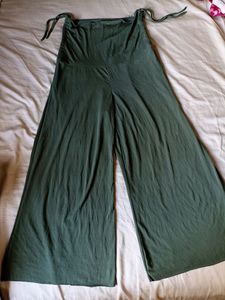 Olive Green Wide Leg Pants