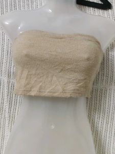 SHEIN Beige Tube Top