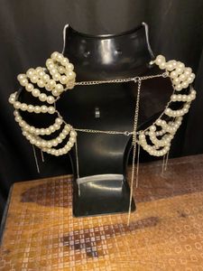 White Pearl Body Chain (Adjustable)