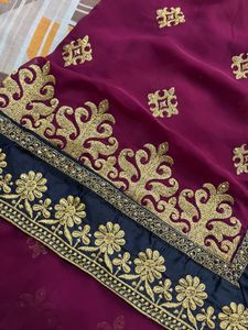 Wedding Saree With Blouse