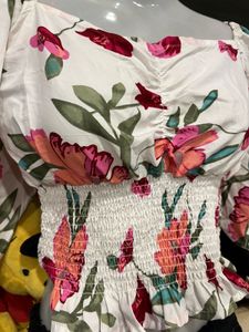 Blossom Breeze Smocked Top