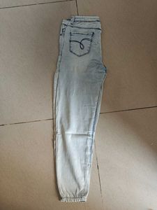 Light Wash Denim Joggers