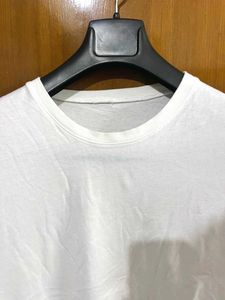 PLAIN WHITE 100% COTTON TSHIRT S(38)