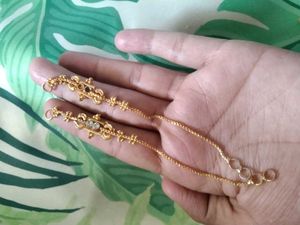 South Indian Earrings/ Jhumka With Cufflinks