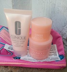 Pink Clinique Skin Care Kit