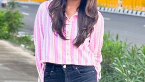Striped Crop Top