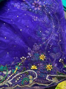 Embroidered Indian Fabric