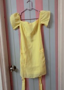 ZARA butter Yellow Sundress 💛🌼🌻