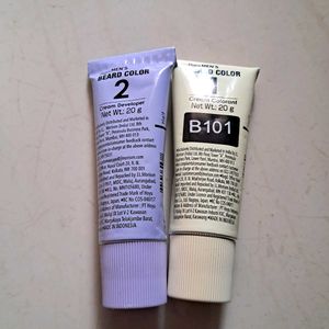 Men's Beard Natural Black Color