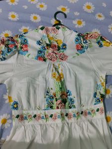 Floral Print Mini Dress