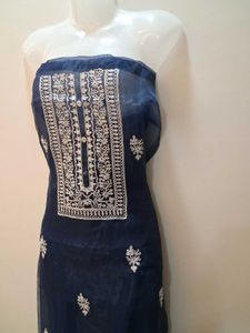 Elegant Navy Blue dress material