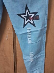 Cool Blue Kids Denim Pants