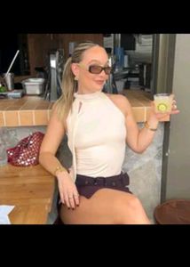 Cream Halter Top