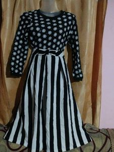 Black and white skirt
