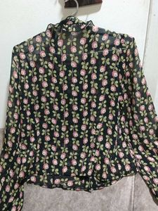 Sheer Chiffon Top