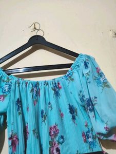 Floral Print Midi Dress XL size