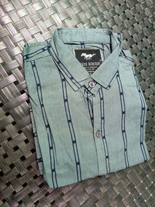 Mens Light Green Colour Shirt