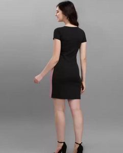 Stylish Color Block Bodycon Dress