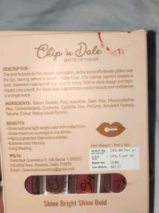 Chip n Dale Lip Color